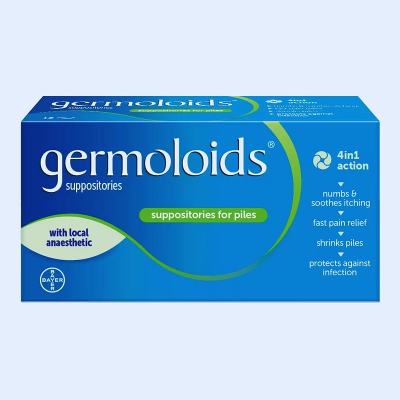 Germoloids Suppositories x 12
